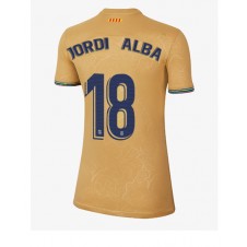 Barcelona Jordi Alba #18 Bortatröja Dam 2022-23 Korta ärmar